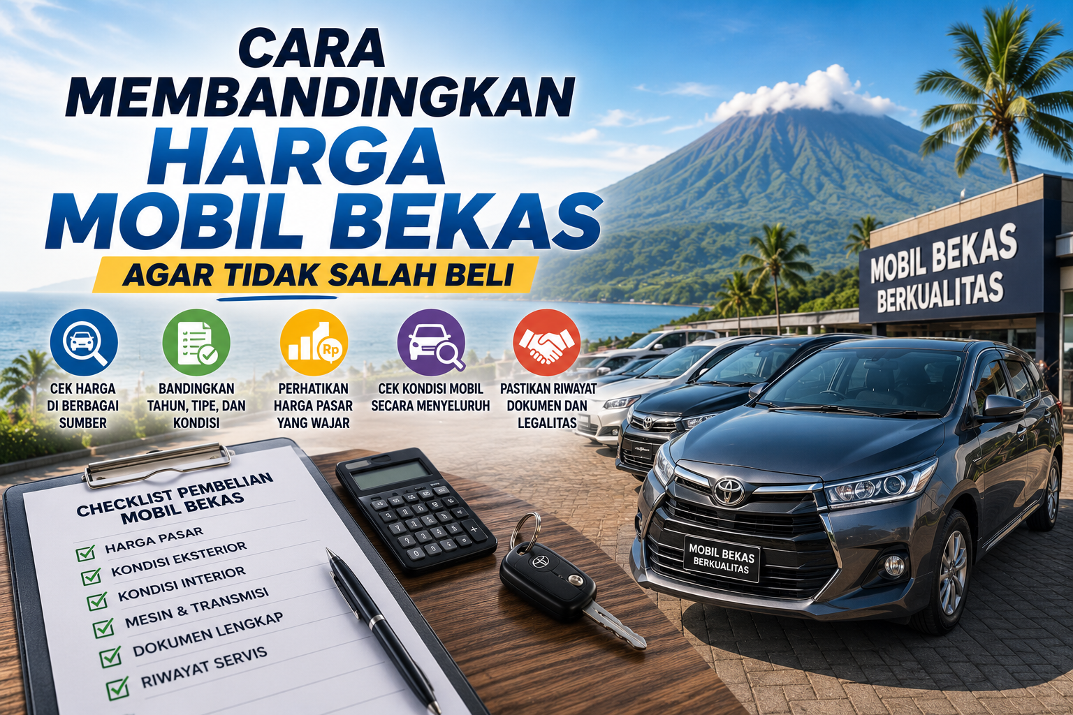 Cara Membandingkan Harga Mobil Bekas Agar Tidak Salah Beli