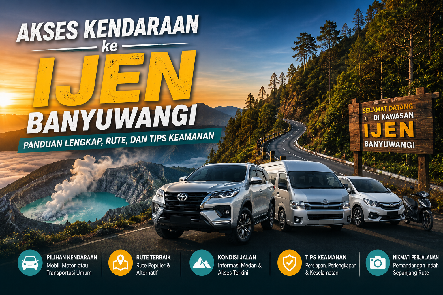 Akses Kendaraan ke Ijen Banyuwangi: Panduan Lengkap, Rute, dan Tips Keamanan