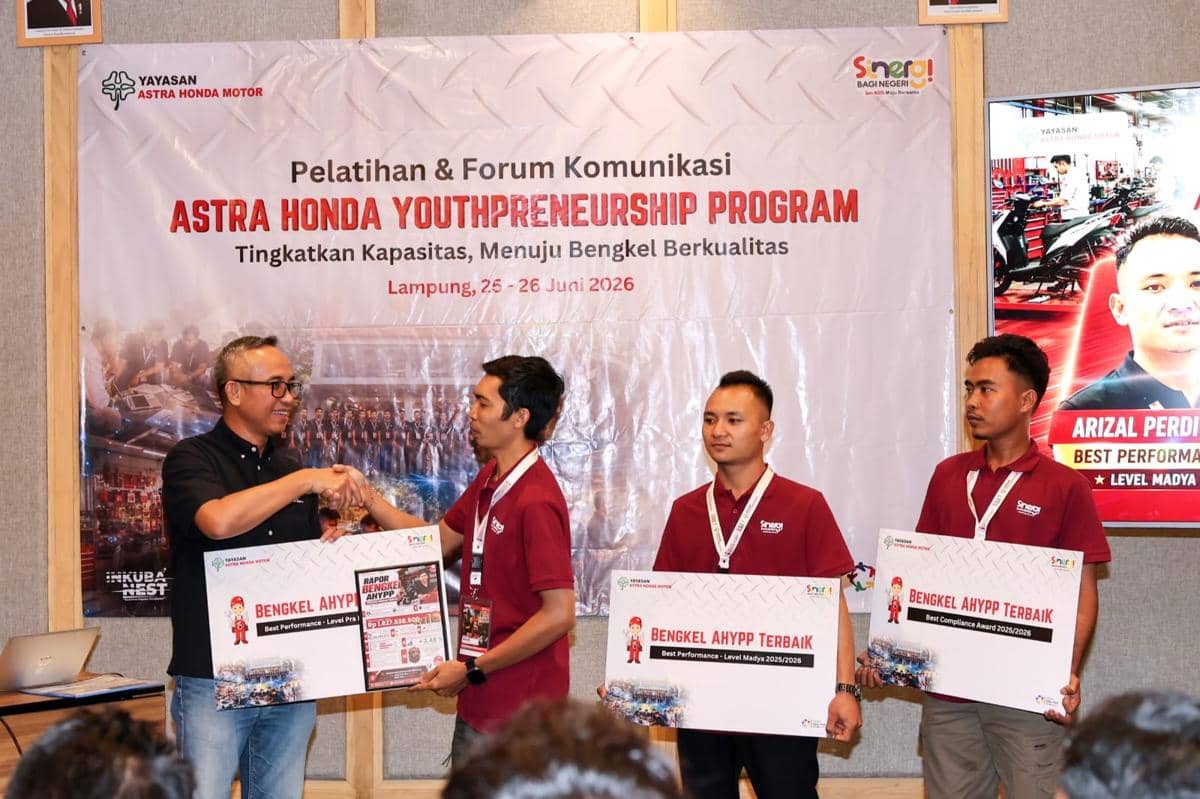 Bengkel binaan Yayasan AHM raup omzet Rp7,9 miliar setahun