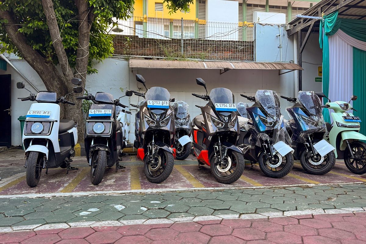 Langkah besar PLN Jatim, 500 motor listrik Polytron diterjunkan untuk operasional lapangan