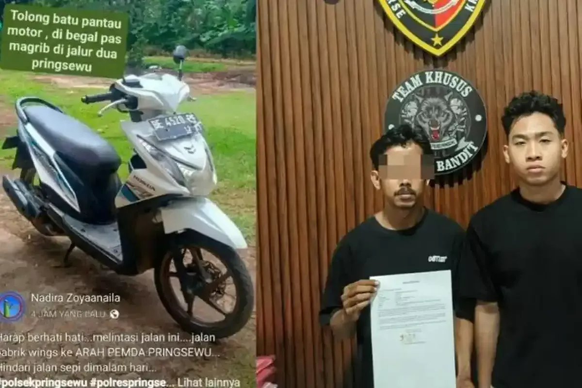 Suami takut istri bikin geger Pringsewu, jual Honda BeAT buat judol ngakunya kena begal